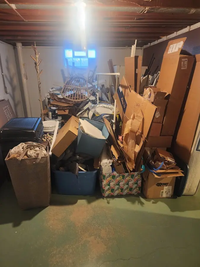 Roll-off dumpster container at job site for Construction Dumpster Rental in Aubrey